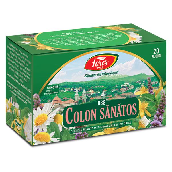 Colon Sanatos D88, Fares, 20 Pliculete - Vitax.ro