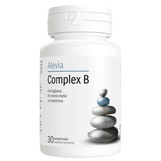 Complex B, Alevia, 30 Comprimate - Vitax.ro