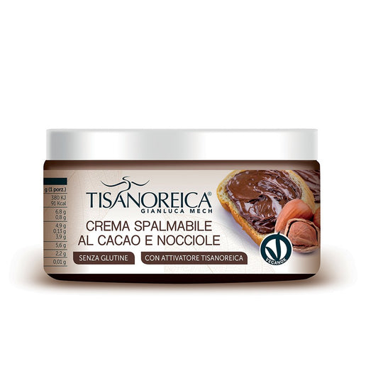 Crema Tartinabila cu Cacao si Alune, Gianluca Mech, 100g - Vitax.ro