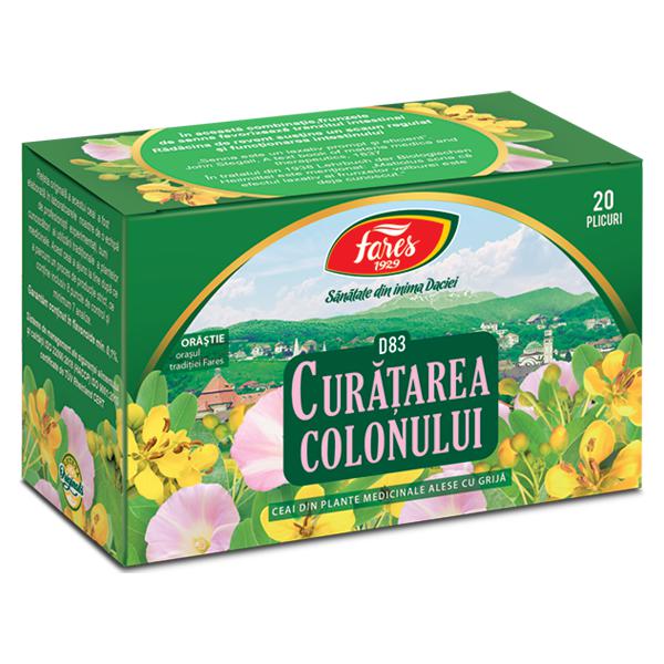 Curatarea Colonului D83, Fares, 20 Pliculete - Vitax.ro