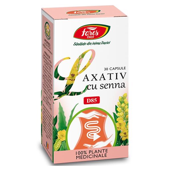 Laxativ cu Senna D85, Fares, 30 Capsule - Vitax.ro