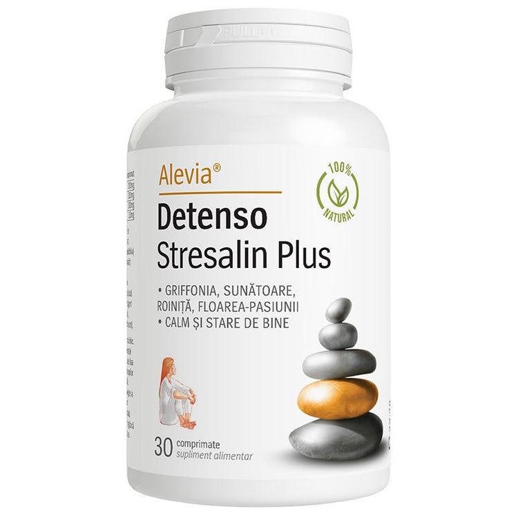Detenso Stresalin Plus, Alevia, 30 Comprimate - Vitax.ro