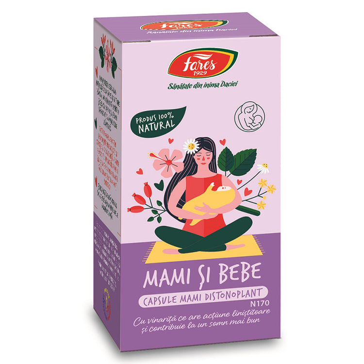 Distonoplant (Mami&Bebe) N170, Fares, 60 Capsule - Vitax.ro
