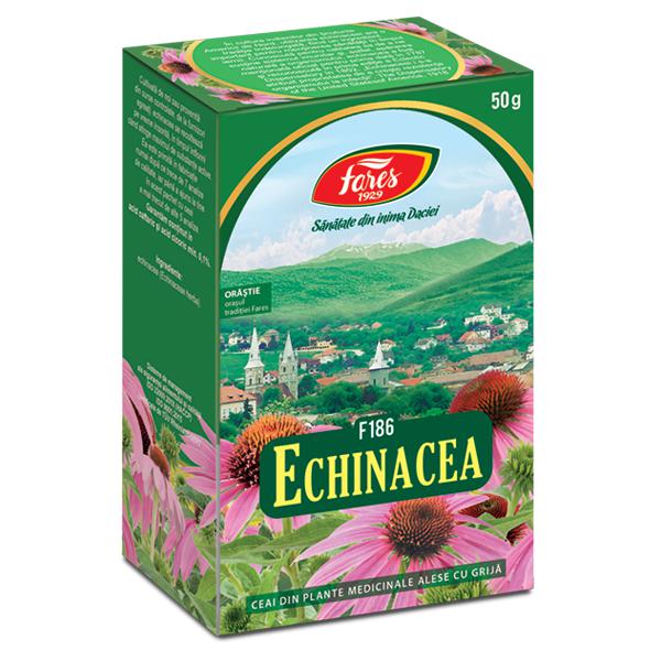 Echinacea Iarba F186, Fares, Ceai la Punga 50gr - Vitax.ro