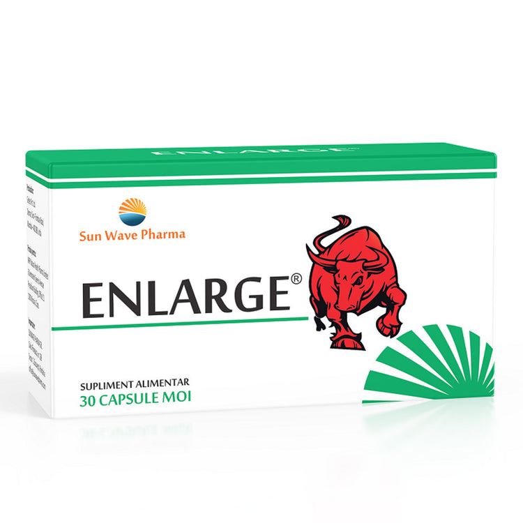 Enlarge, Sun Wave Pharma, 30 Capsule - Vitax.ro