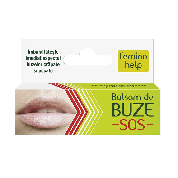 Feminohelp Balsam De Buze Sos, Zdrovit, 7ml - Vitax.ro