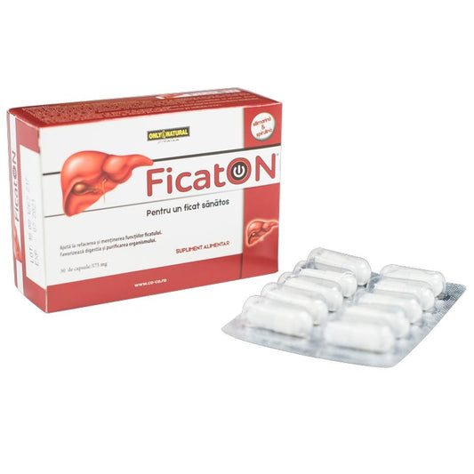 FicatON, Only Natural, 30 Capsule - Vitax.ro