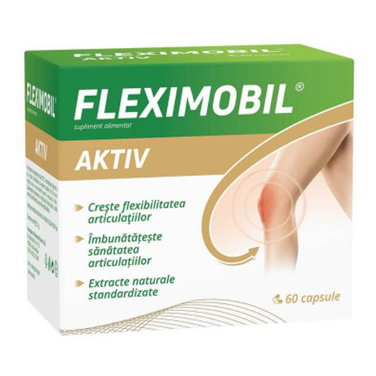 Fleximobil Aktiv, Fiterman Pharma, 60 Capsule - Vitax.ro