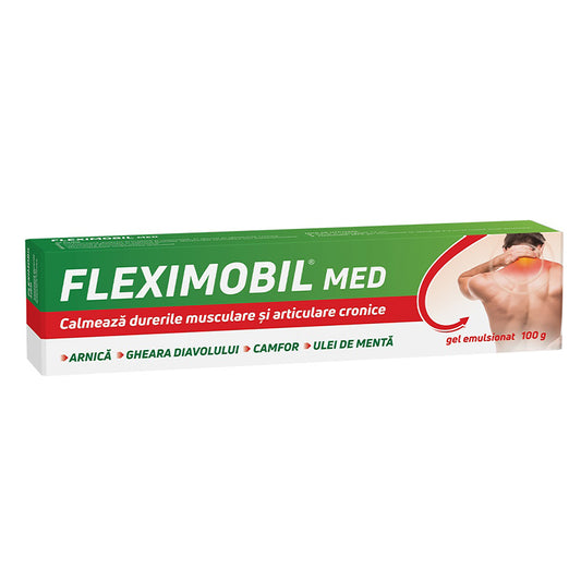 Fleximobil Med Gel Emulsionat, Fiterman Pharma, 100 Gr - Vitax.ro