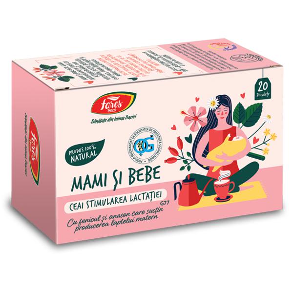 Stimularea Lactatiei G77, Fares, 20 Pliculete - Vitax.ro