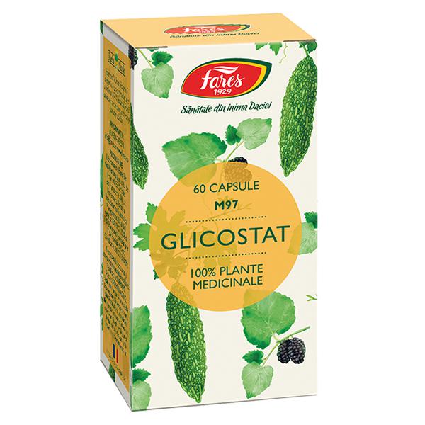 Glicostat M97, Fares, 60 Capsule - Vitax.ro
