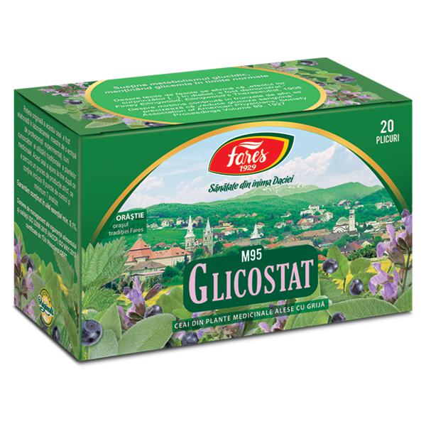 Glicostat M95, Fares, 20 Pliculete - Vitax.ro