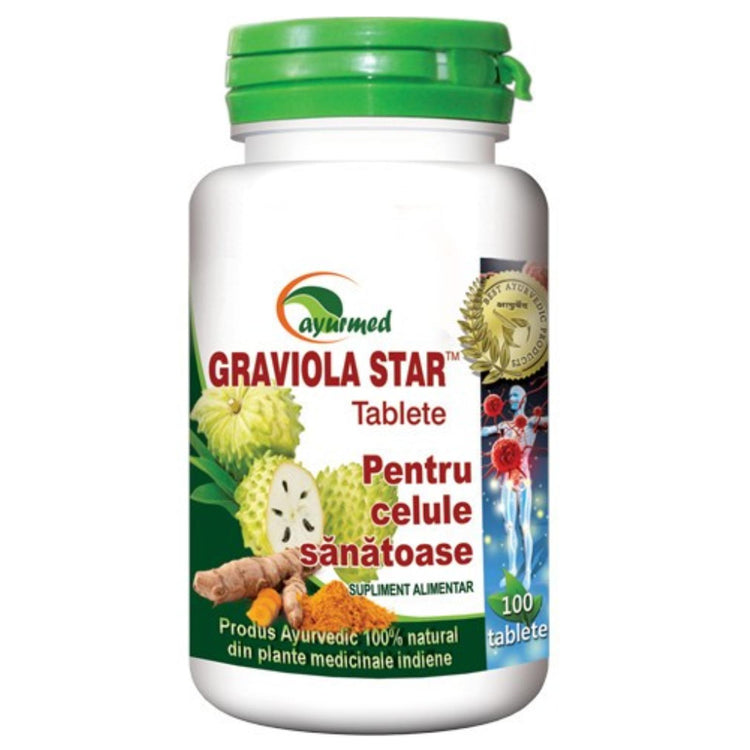 Graviola Star, Ayurmed, 100 Tablete - Vitax.ro