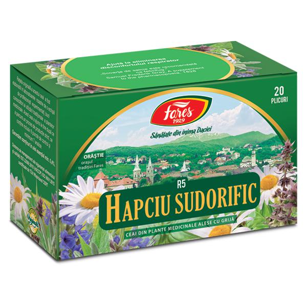 Hapciu Sudorific R5, Fares, 20 Pliculete - Vitax.ro