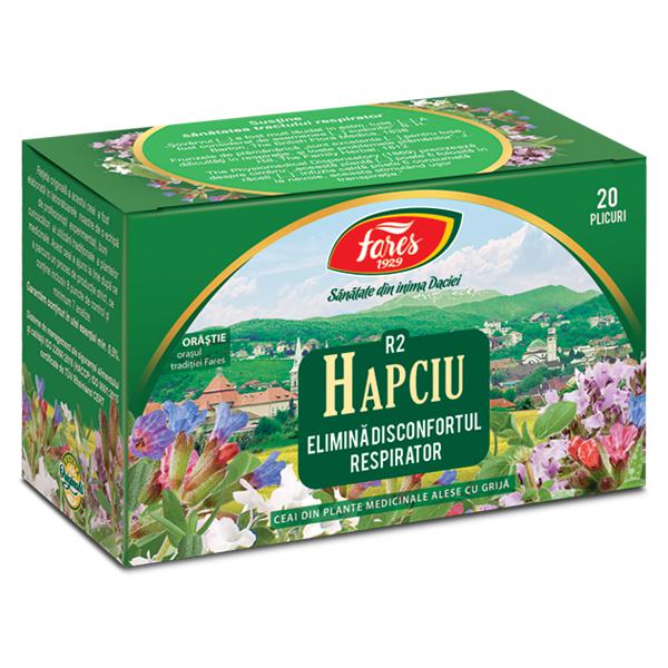 Hapciu Elimina Disconfortul Respirator R2, Fares, 20 Pliculete - Vitax.ro