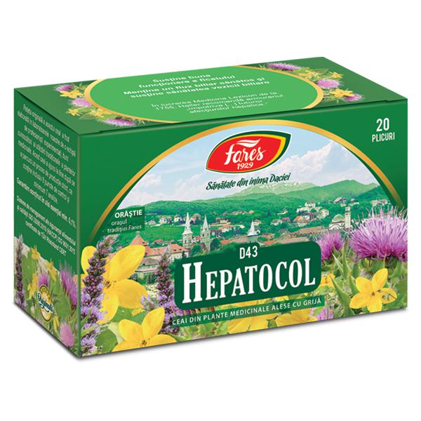 Hepatocol D43, Fares, 20 Pliculete - Vitax.ro