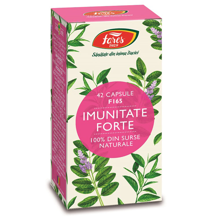 Imunitate Forte F165, Fares, 42 Capsule - Vitax.ro