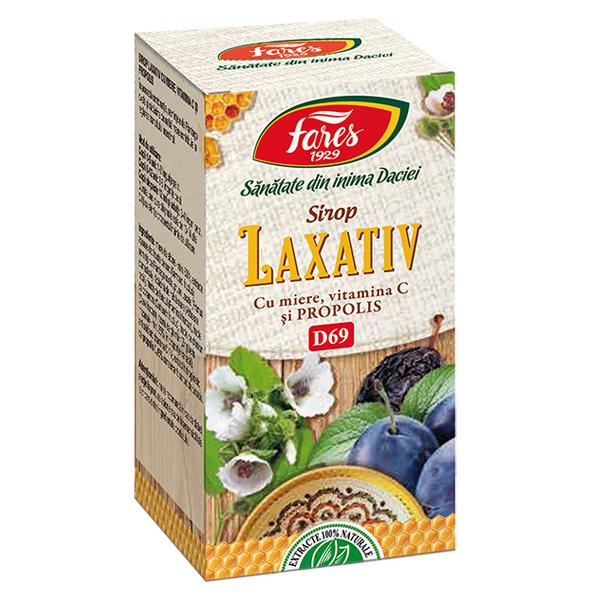 Laxativ cu Miere si Propolis D69, Fares, Sirop 100ml - Vitax.ro