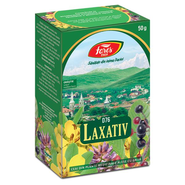 Laxativ D76, Fares, Ceai la Punga 50gr - Vitax.ro