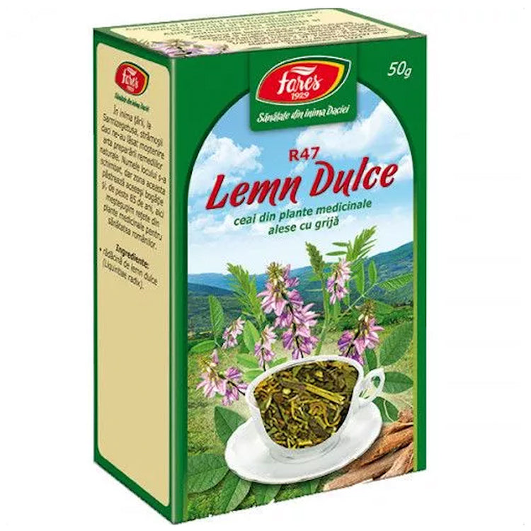 Lemn Dulce Radacina R47, Fares, Ceai la Punga 50gr - Vitax.ro