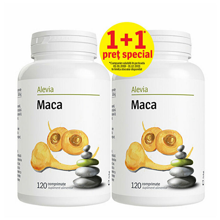 Maca, Alevia, 120+120 Comprimate - Vitax.ro