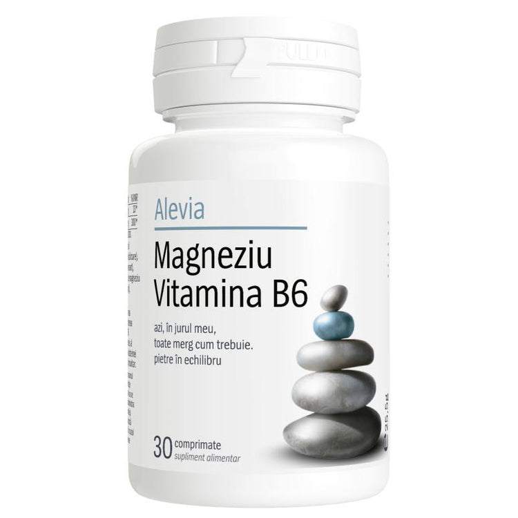 Magneziu Vitamina B6, Alevia, 30 Comprimate - Vitax.ro