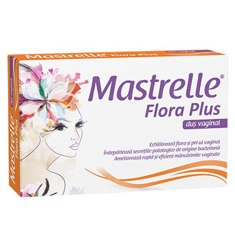 Mastrelle Flora Plus Dus Vaginal, Fiterman Pharma, 10 Plicuri - Vitax.ro