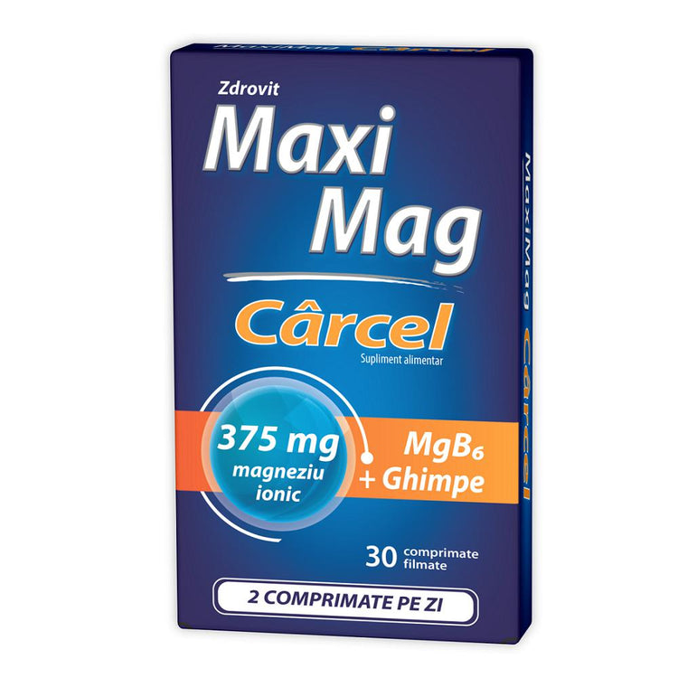 Maximag Carcel, Zdrovit, 30 Comprimate - Vitax.ro
