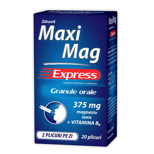 Maximag Express, Zdrovit, 20 Plicuri - Vitax.ro