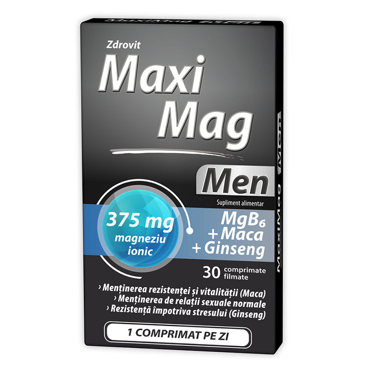 Maximag Men, Zdrovit, 30 Comprimate - Vitax.ro