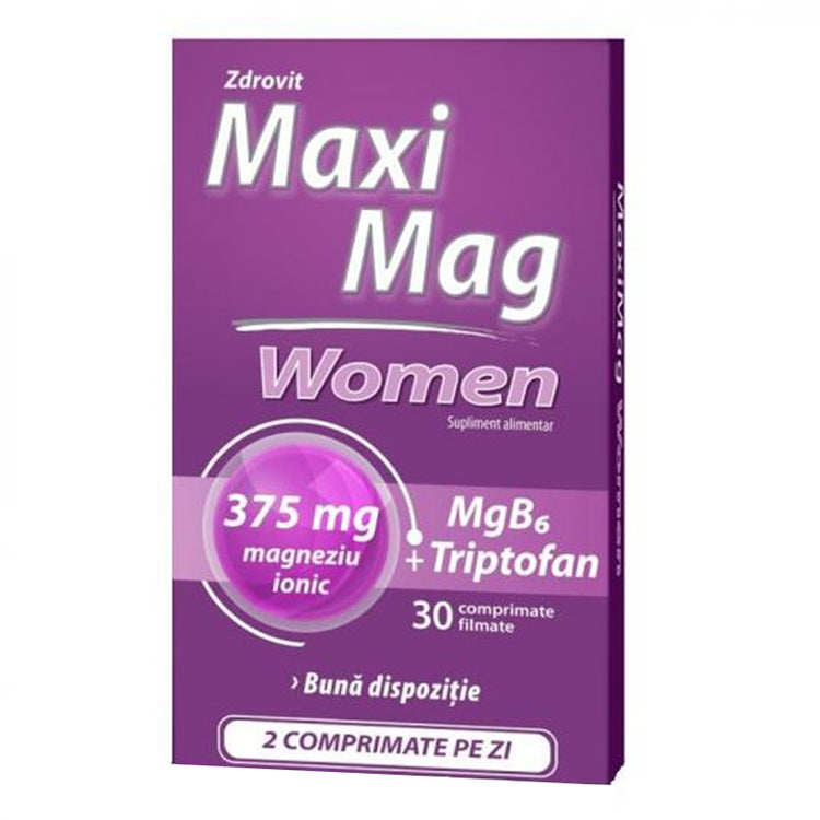 Maximag Women, Zdrovit 30 Comprimate - Vitax.ro