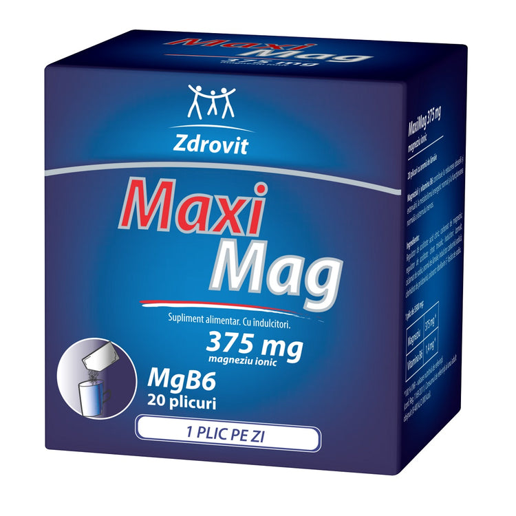 Maximag, Zdrovit, 20 Plicuri - Vitax.ro
