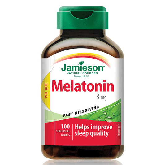 Melatonina 3Mg, Jamieson, 100 Comprimate - Vitax.ro
