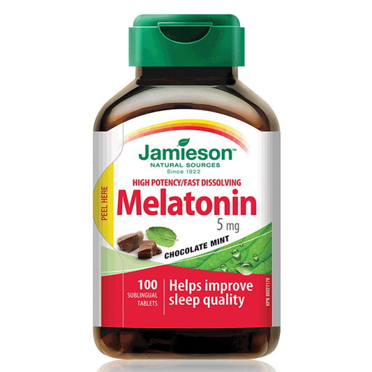Melatonina 5Mg, Jamieson, 100 Comprimate - Vitax.ro