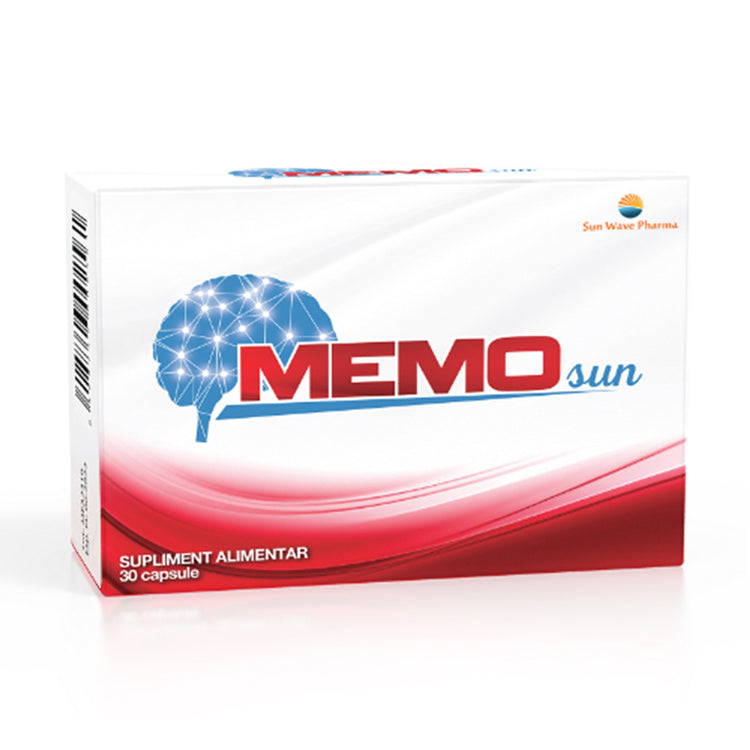 Memo, Sun Wave Pharma, 30 Capsule - Vitax.ro