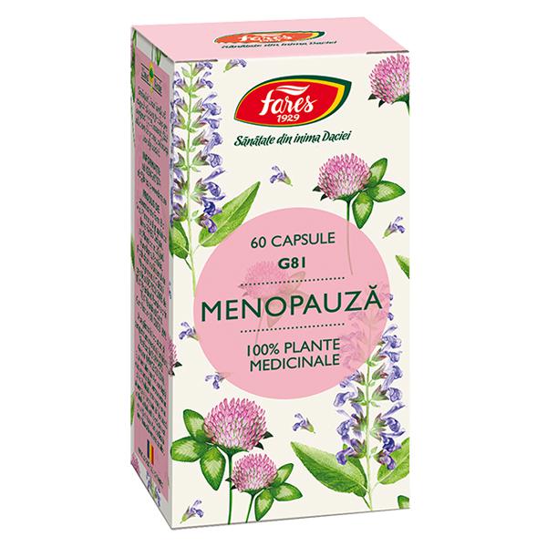 Menopauza G81, Fares, 60 Capsule - Vitax.ro
