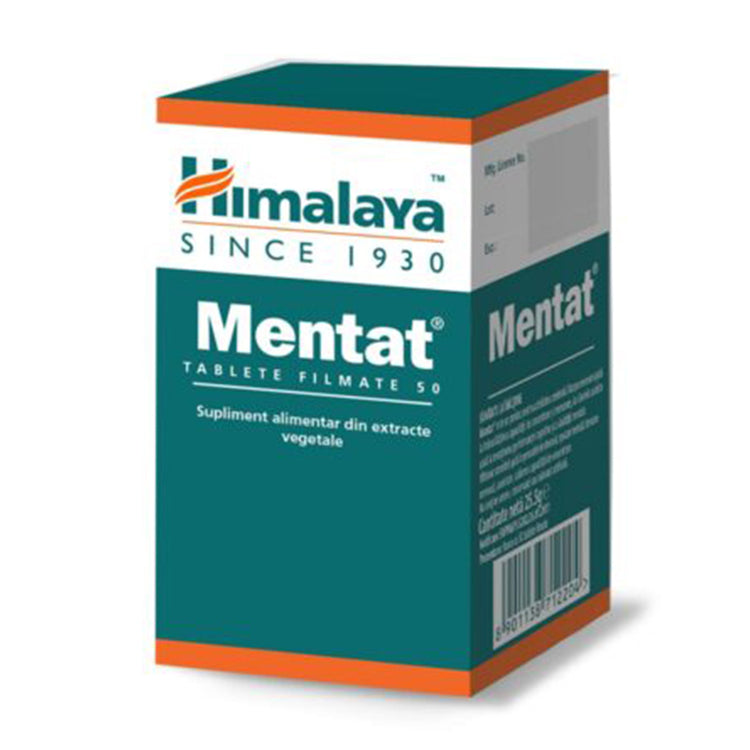Mentat, Himalaya Herbal, 50 Comprimate - Vitax.ro