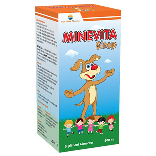 Minevita Sirop, Sun Wave Pharma, 200ml - Vitax.ro