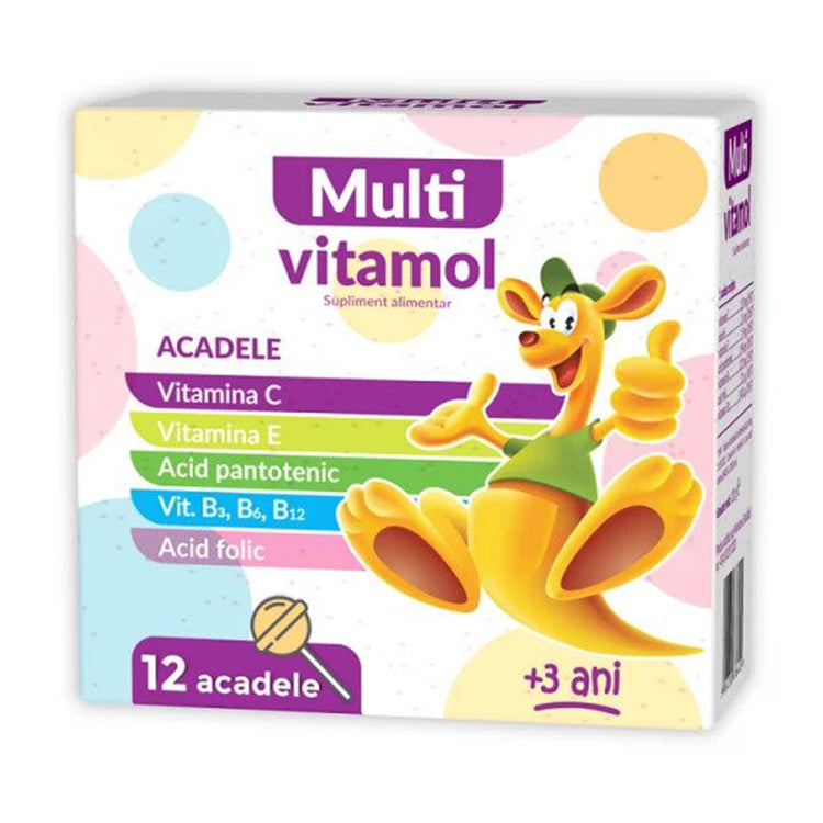 Multivitamol Acadele +3 Ani, Zdrovit, 12 Bucati - Vitax.ro