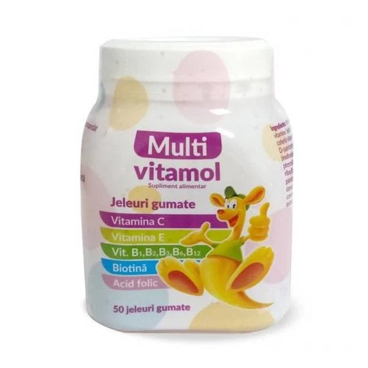 Multivitamol Jeleuri +4 Ani, Zdrovit, 50buc - Vitax.ro