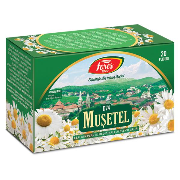 Musetel D74, Fares, 20 Pliculete - Vitax.ro