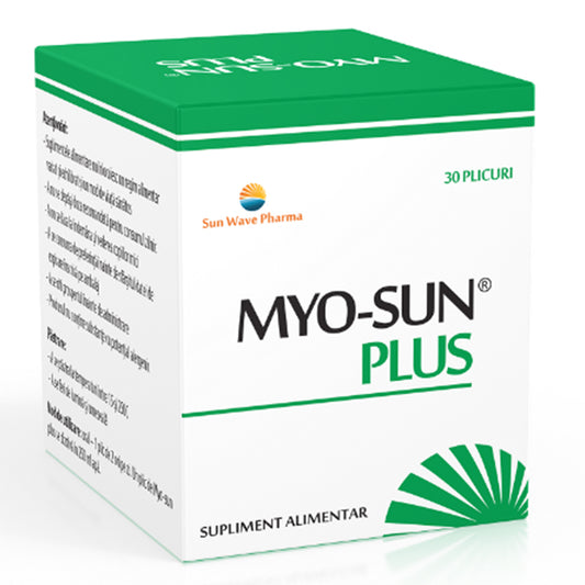 Myo-Sun Plus, Sun Wave Pharma, 30 Plicuri - Vitax.ro