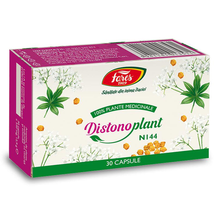 Distonoplant N144, Fares, 30 Capsule - Vitax.ro