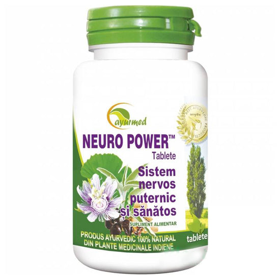 Neuropower, Ayurmed, 50 Tablete - Vitax.ro