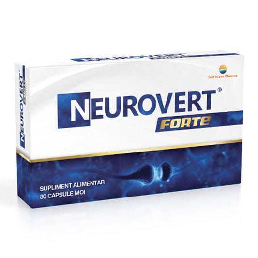 Neurovert Forte, Sunwave Farma, 30 Capsule - Vitax.ro
