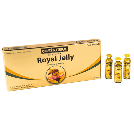 Royal Jelly, Only Natural, 10 Fiole Buvabile - Vitax.ro