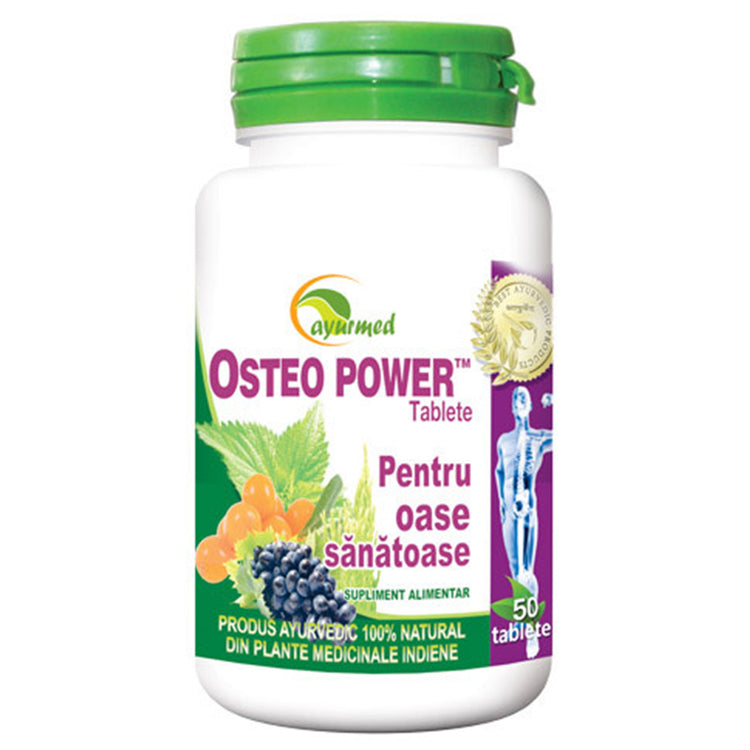 Osteopower, Ayurmed, 50 Tablete - Vitax.ro