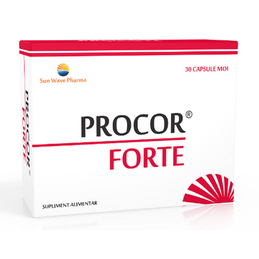 Procor Forte, Sun Wave Pharma, 30 Capsule - Vitax.ro
