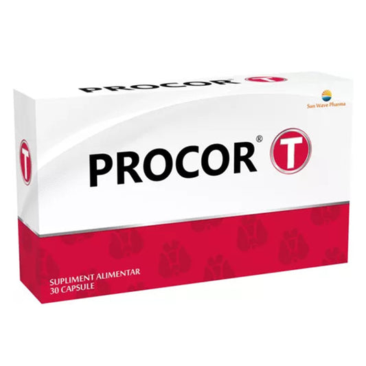Procor T, Sun Wave Pharma, 30 Capsule - Vitax.ro