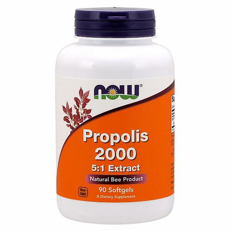 Propolis 2000 5:1 Extract, NOW Foods, 90 Capsule Moi - Vitax.ro